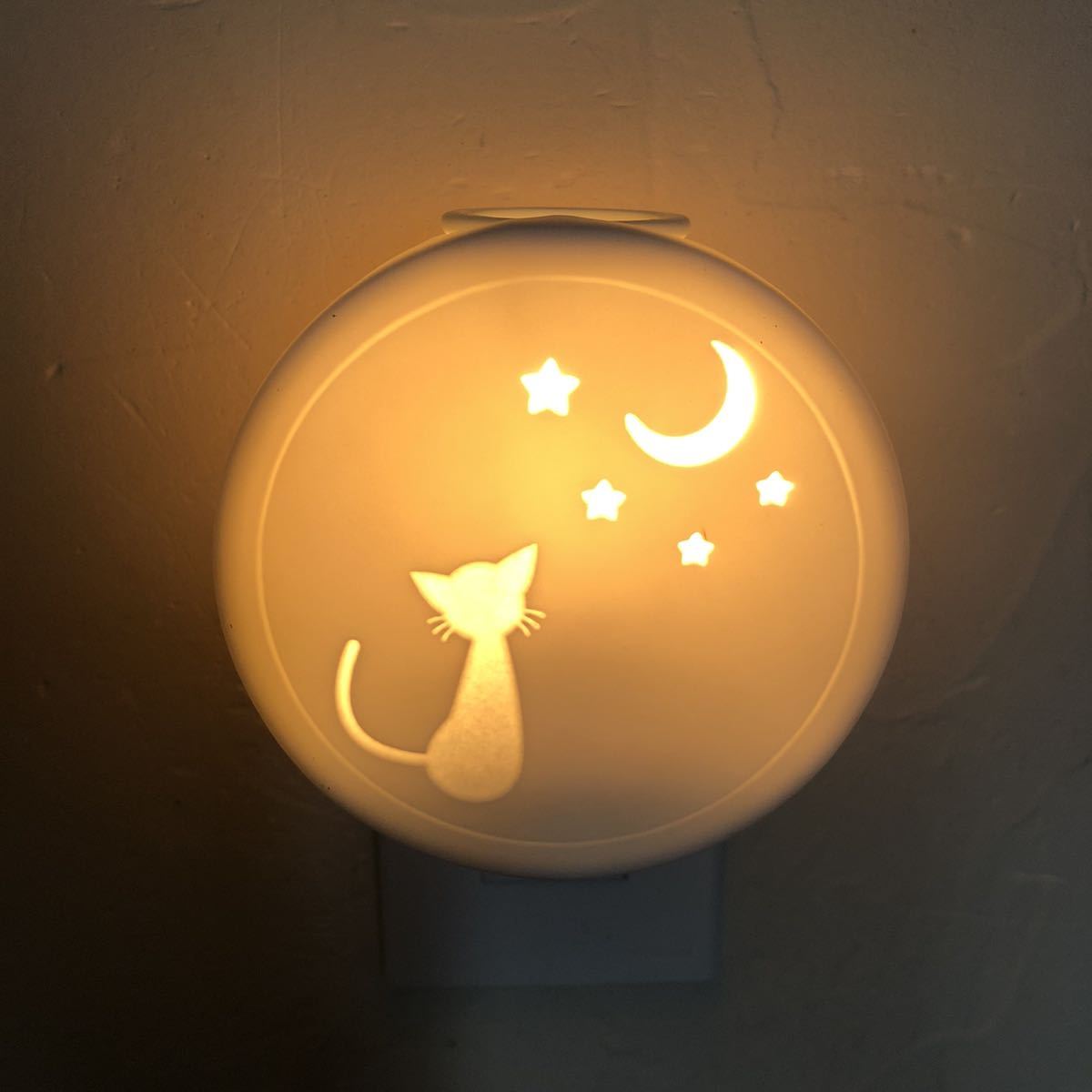  aroma light cat star month round wall for small size 