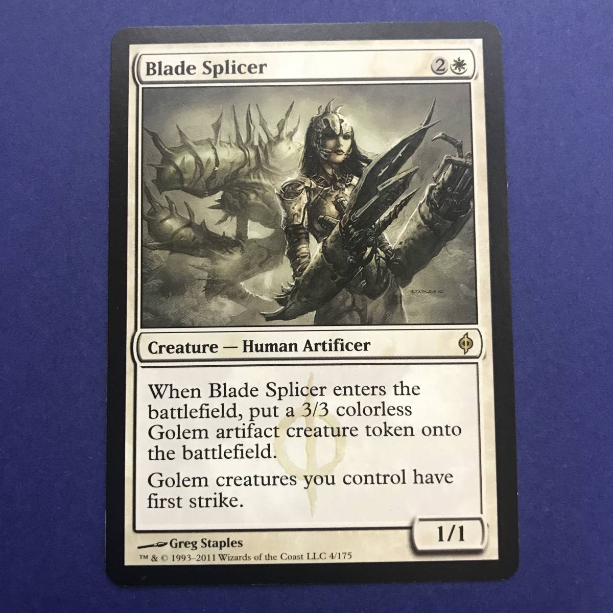 MTG/刃の接合者/Blade Splicer/英語/1枚_画像1