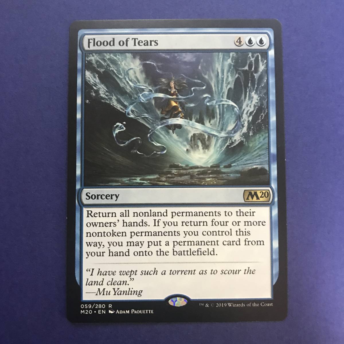 MTG/涙の氾濫/Flood of Tears/英語/1枚_画像1