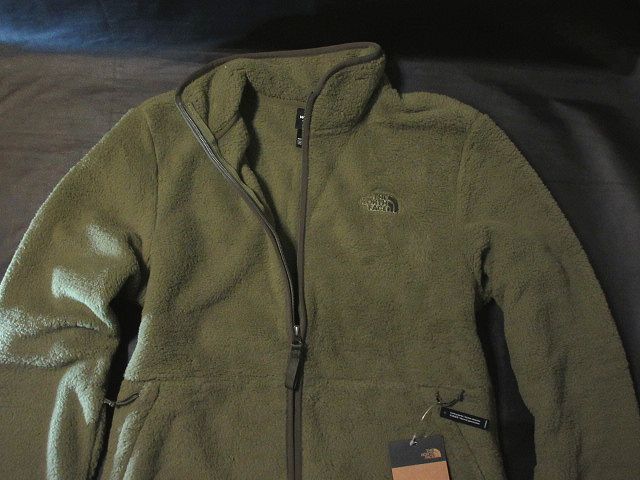 本物正規◆ノースフェイス◆シェルパフリースジャケット■L■カーキ グリーン■新品/直営店限定/モコモコ/DUNRAVEN/R70