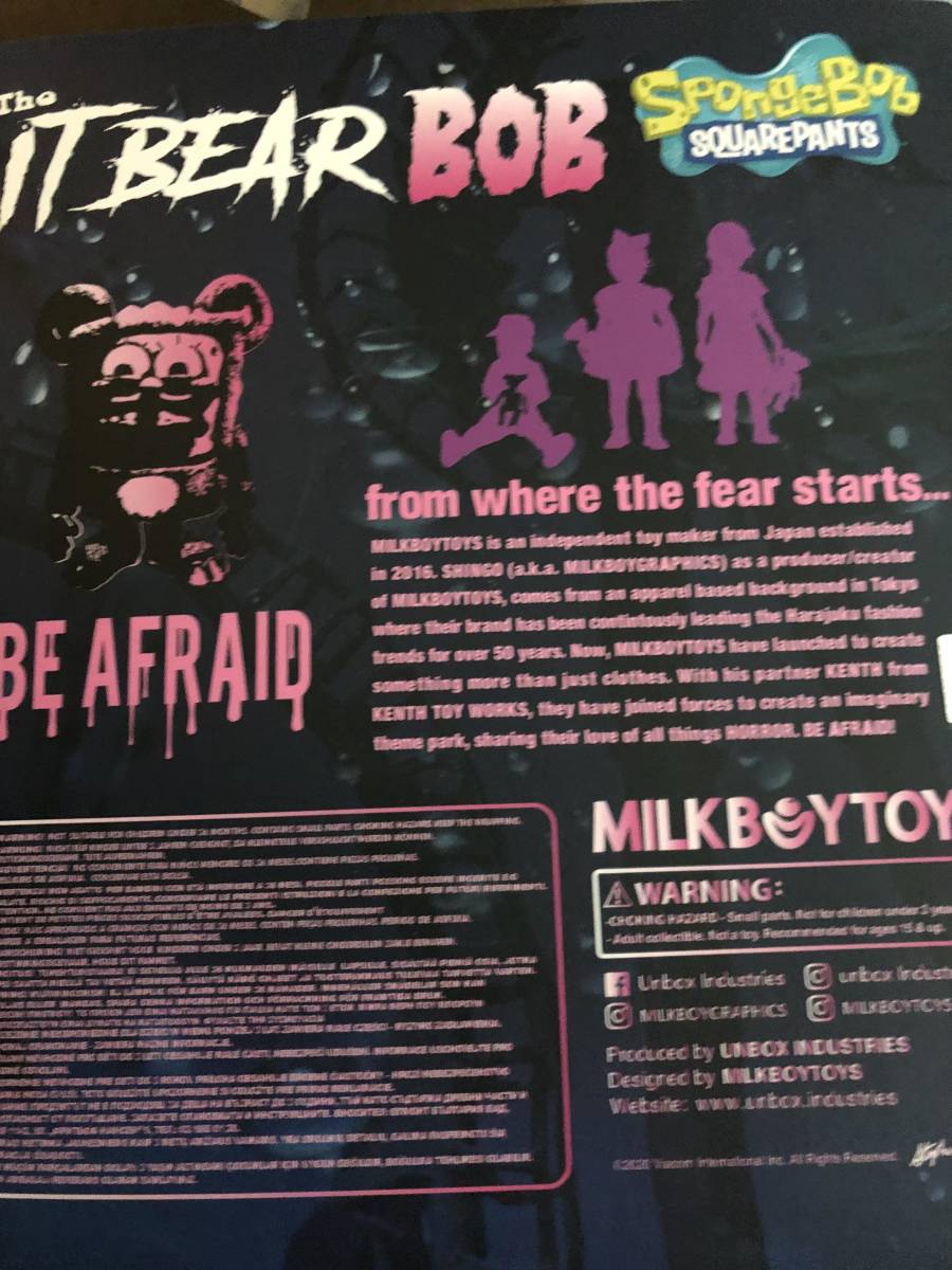 新品未開封】2色セット THE IT BEAR BOB BY MILKBOY TOYS 新品未開封】2色セット THE IT BEAR BOB BY MILKBOY TOYS