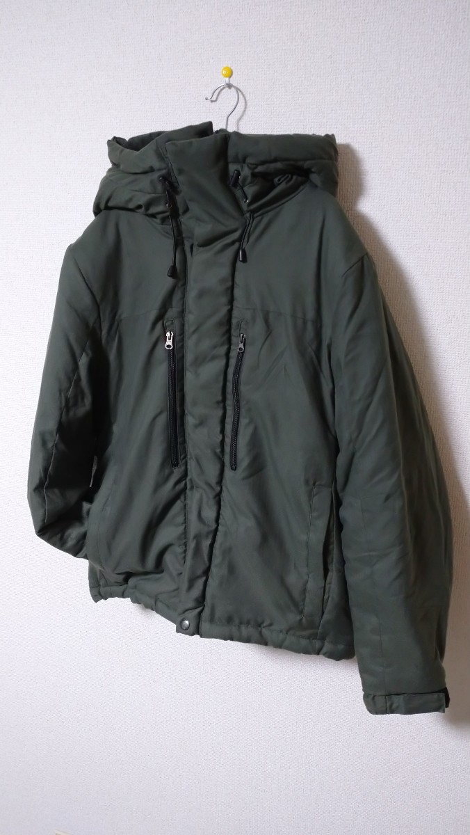 ダウンジャケット オリーブ Lサイズ メンズ 冬 3880→2980円 ダウンジャケット オリーブ Lサイズ メンズ 冬 3880→2980円