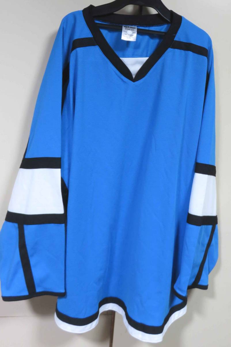 abroad L empty black white # old clothes * ultra elegant #AK(Athletic Knit) ice hockey shirt long sleeve uniform Ice Hockey Jersey* practice practice authentic style * America 