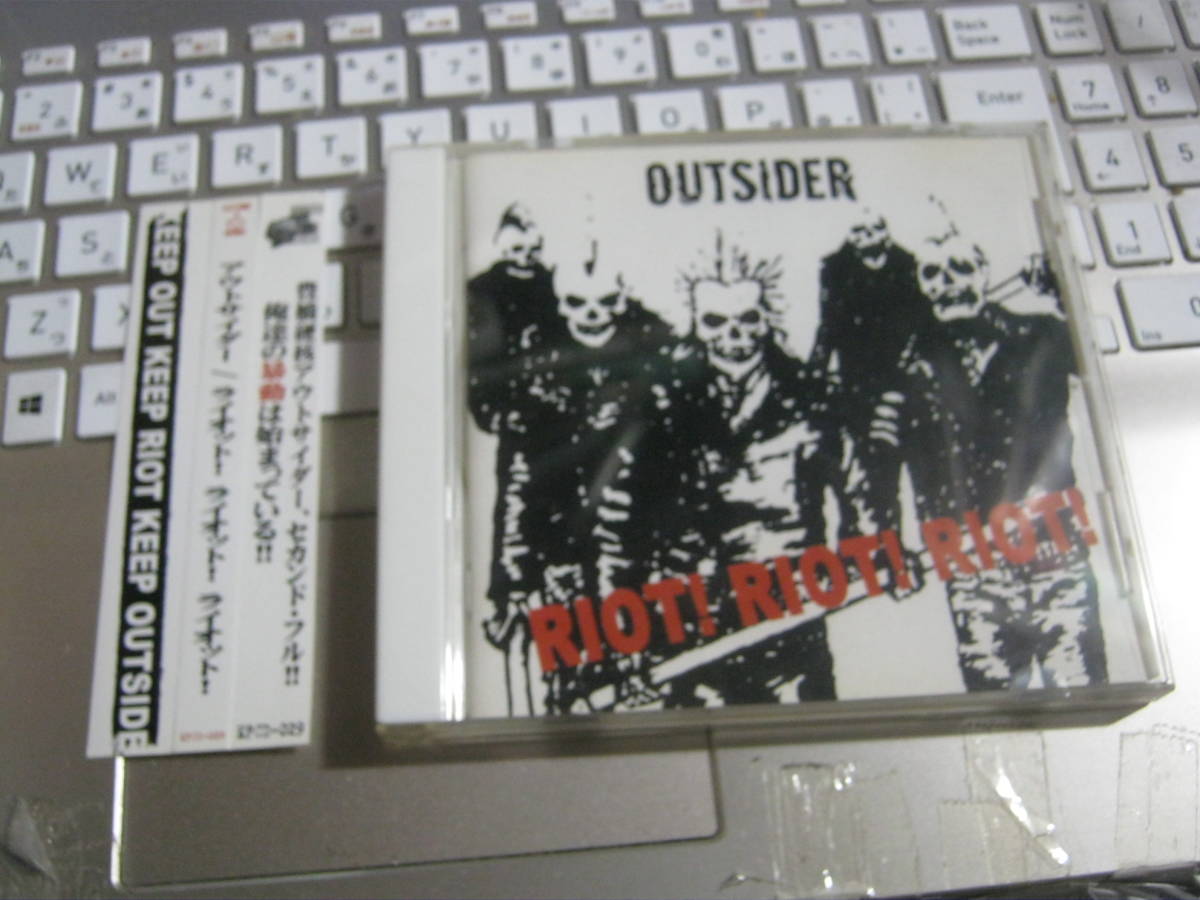 OUTSIDER アウトサイダー / RIOT! RIOT! RIOT! 帯付CD _画像1