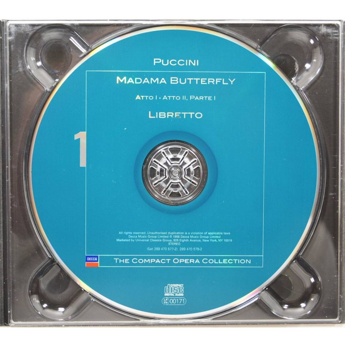 【2CD】トゥリオ・セラフィン ◇ プッチーニ 歌劇「蝶々夫人」全曲 ◇ サンタ・チェチーリア国立アカデミー管弦楽団 ◇_画像3