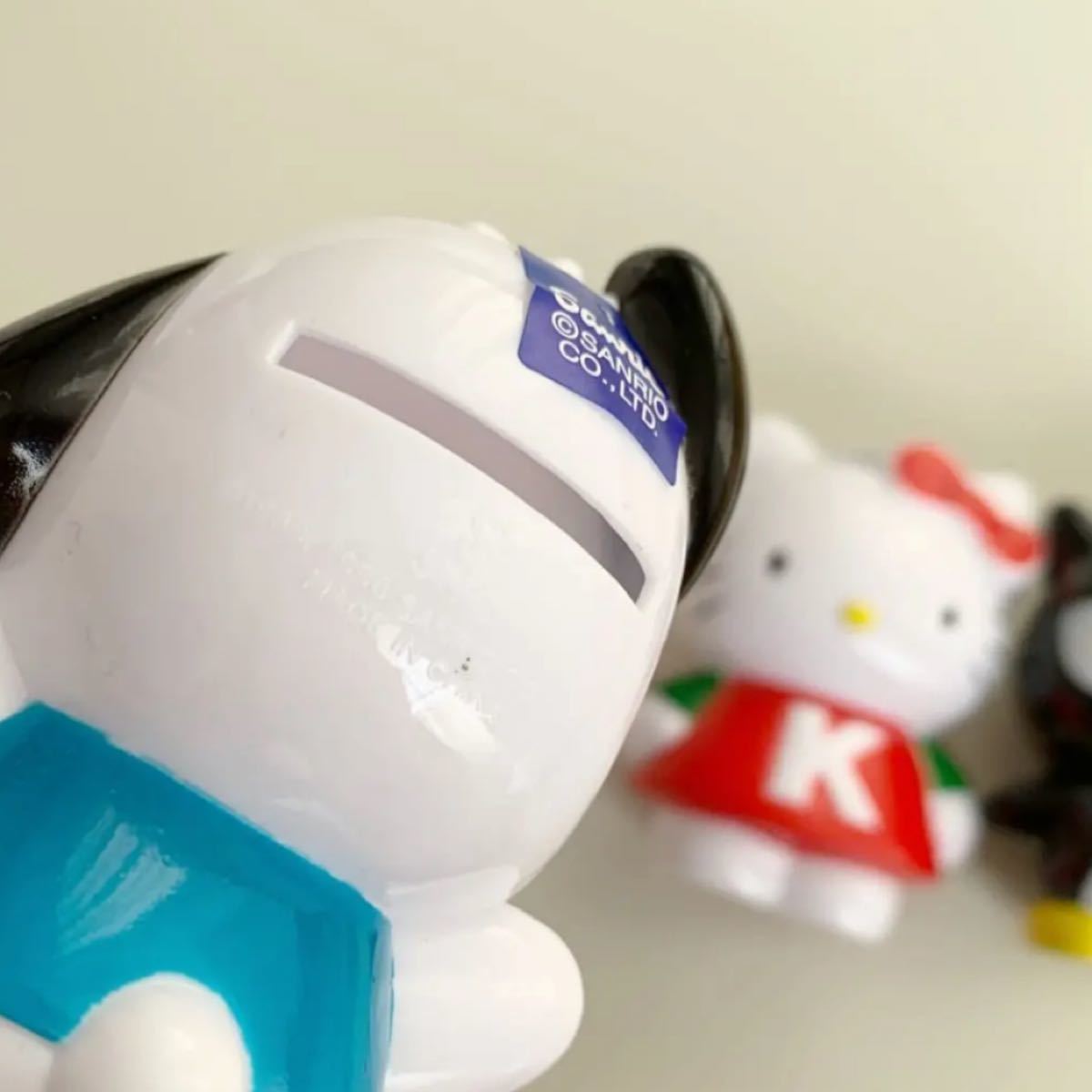 サンリオ レトロ 貯金箱 ハローキティ ポチャッコ ばつ丸
