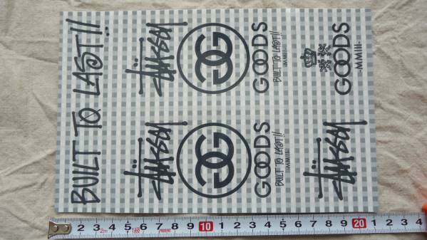 Stussy x GOODS BUILT TO LAST!! Sticker Sheets 5枚シート ステューシー グッズ SF NY LA LONDON TOKYO PARIS レターパックライト_画像2