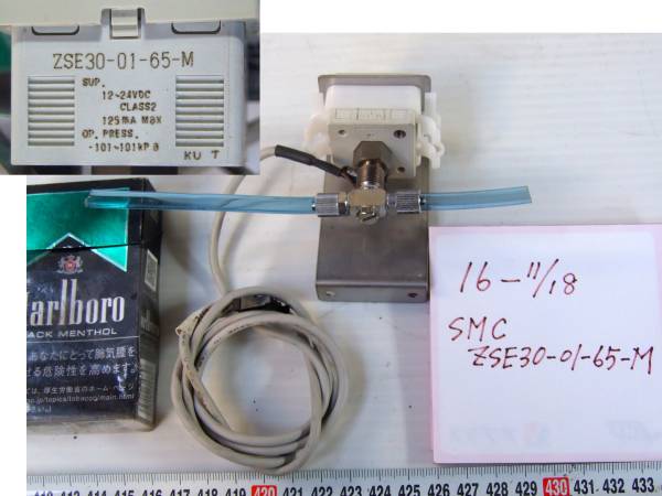 16-11/18 高精度デジタル圧力スイッチ SMC ZSE30-01-65-M_画像3