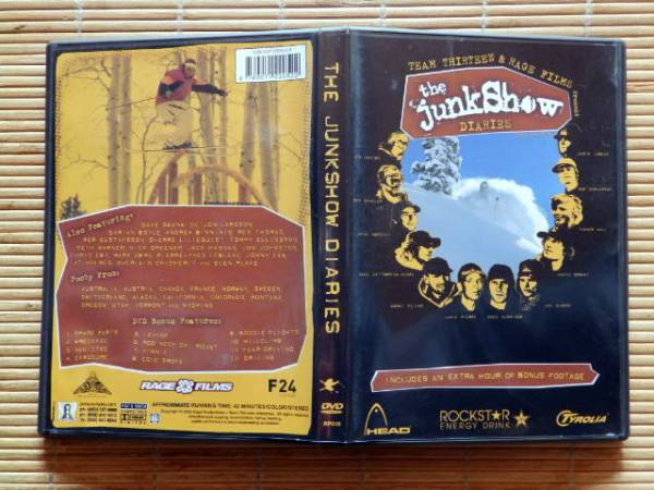 ...　フリースキー輸入DVD　THE JUNKSHOW DIARIES DVD_画像1