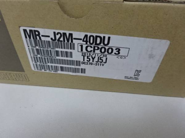 新品未開封 三菱電機 サーボアンプ MR-J2M-40DU_画像3