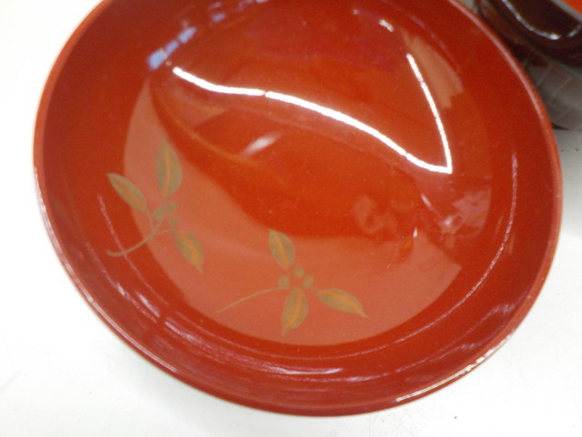 *TIN*0.... деревянный контейнер для риса ..... .. чашка 4. комплект чашка для супа японская кухня японский стиль 3-11/12