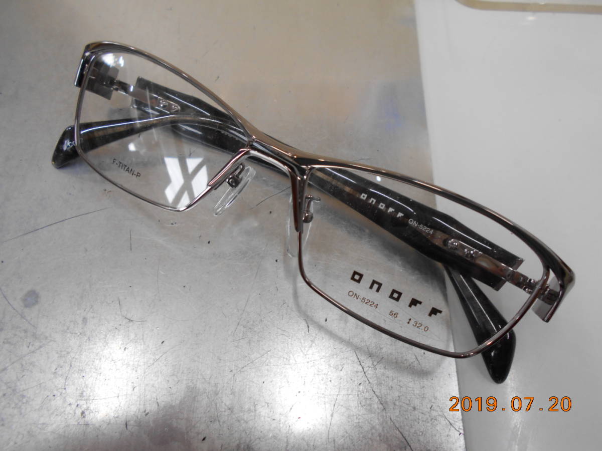 ONOFF オノフ 超かっこいい眼鏡フレーム ON-5224-2 ナイロールデザイン 
