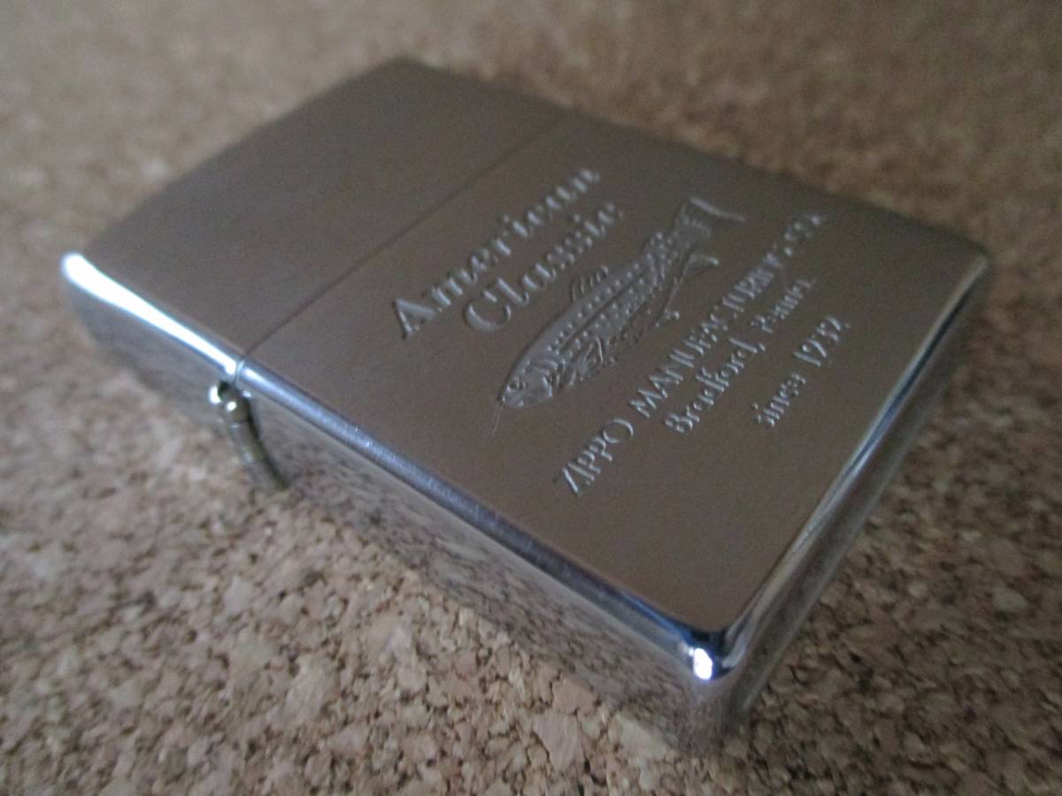 ZIPPO 『American Classic 鱒 マス トラウト』1997年9月製造 鮭 サケ サーモン 釣り フィッシング オイルライター ジッポー 廃版激レア