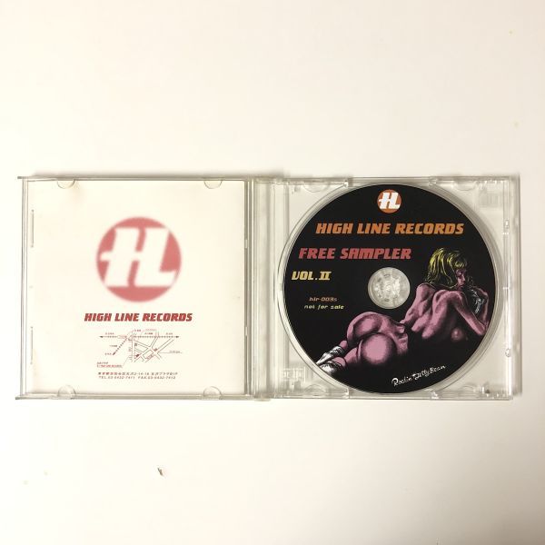 【廃盤】HIGH LINE RECORDS FREE SAMPLER VOL.2 廃盤】HIGH LINE RECORDS FREE SAMPLER VOL.2 HIGH LINE RECORDS