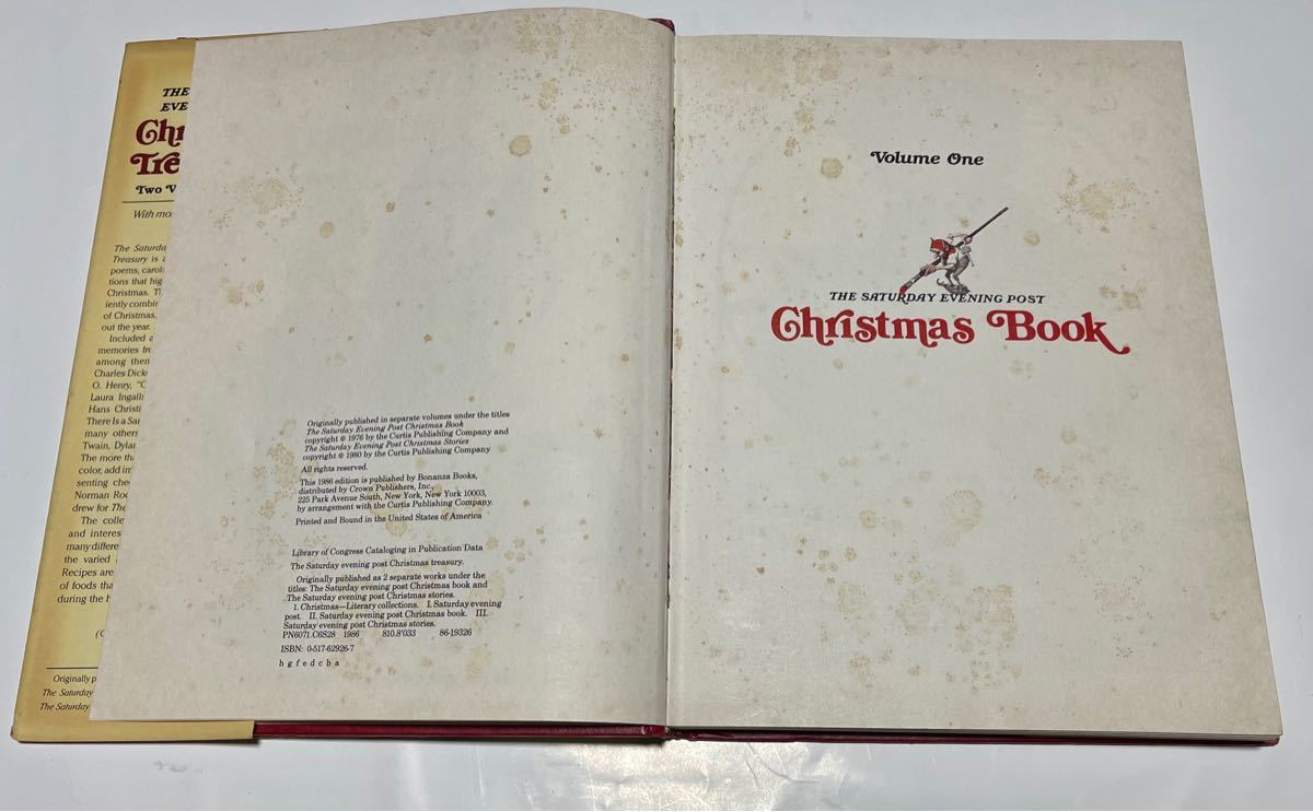BONANZA BOOKS  クリスマス　ノーマンロックウェル　絵本　洋書　昭和　古本希少　31cm 厚み3cm