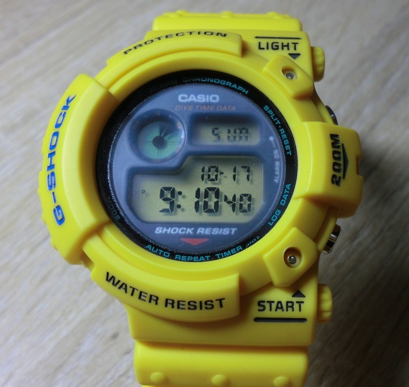 Ｇ-SHOCK DW-6300 イエローフロッグマン-