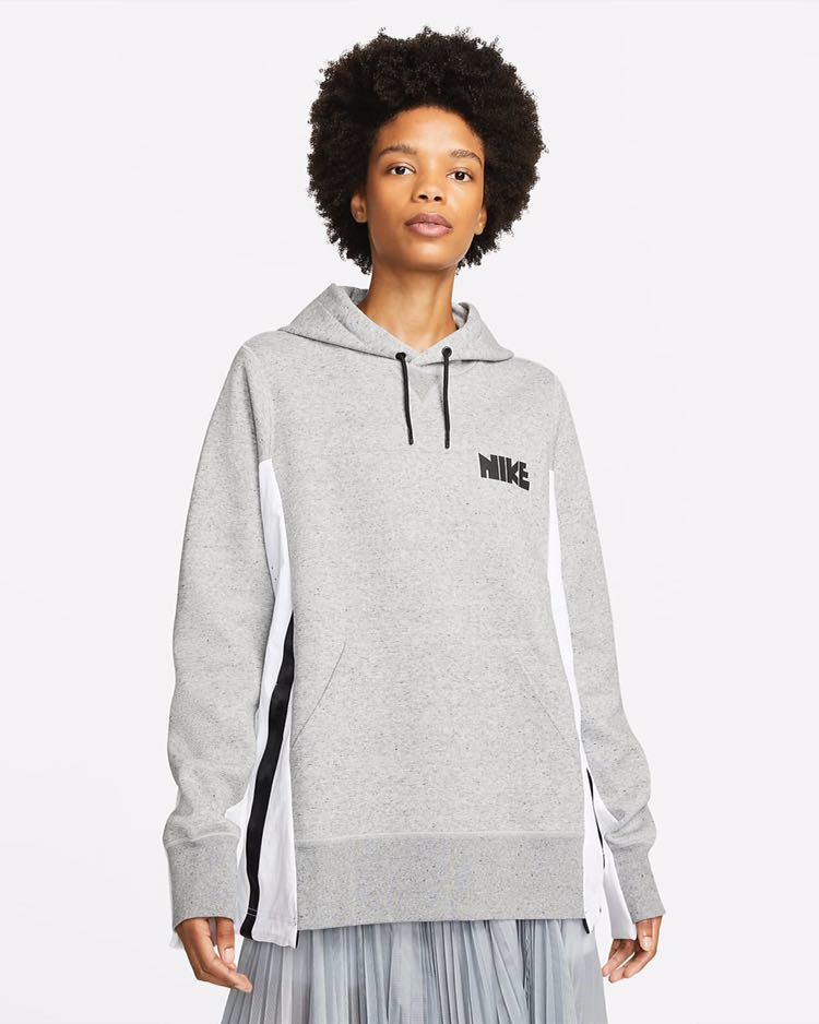 新品未開封☆2021 NIKE×SAKAI foodie grey ナイキ サカイ パーカー