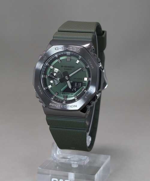 ヤフオク! - G-SHOCK GM-2100B-3AJF メタルカシオーク グリーン