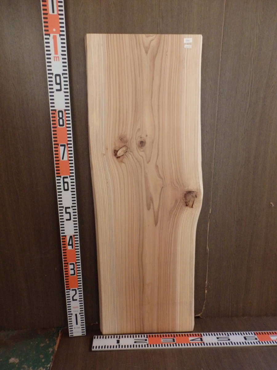 b1102733 新潟地杉●約1m×37cm×3.3cm☆無垢板１枚板 木材 板 DIY 板材 天板 棚板 テーブル 看板 花台など種類豊富！_画像1