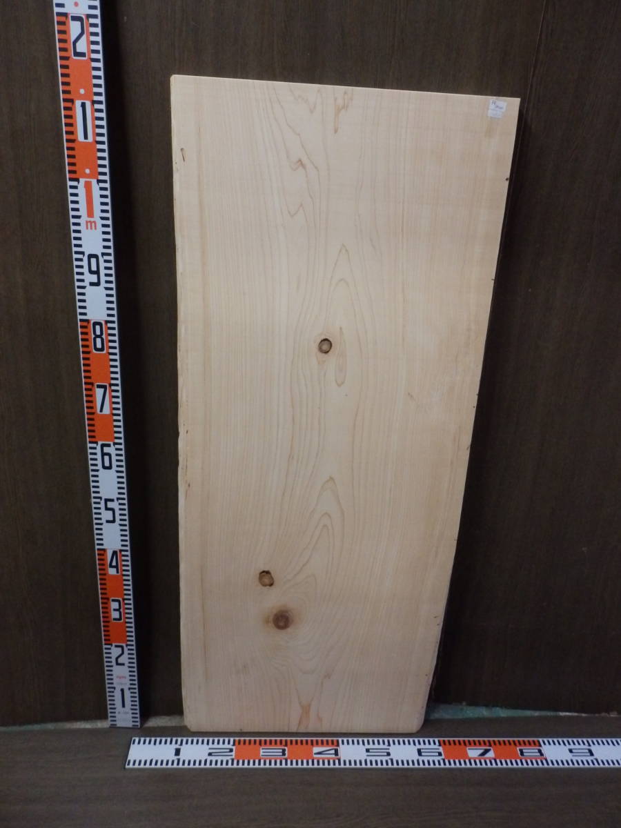 b1110923 檜●約1m14cm×49cm×2.5cm☆無垢板１枚板 木材 板 DIY 板材 天板 棚板 テーブル 看板 花台など種類豊富！
