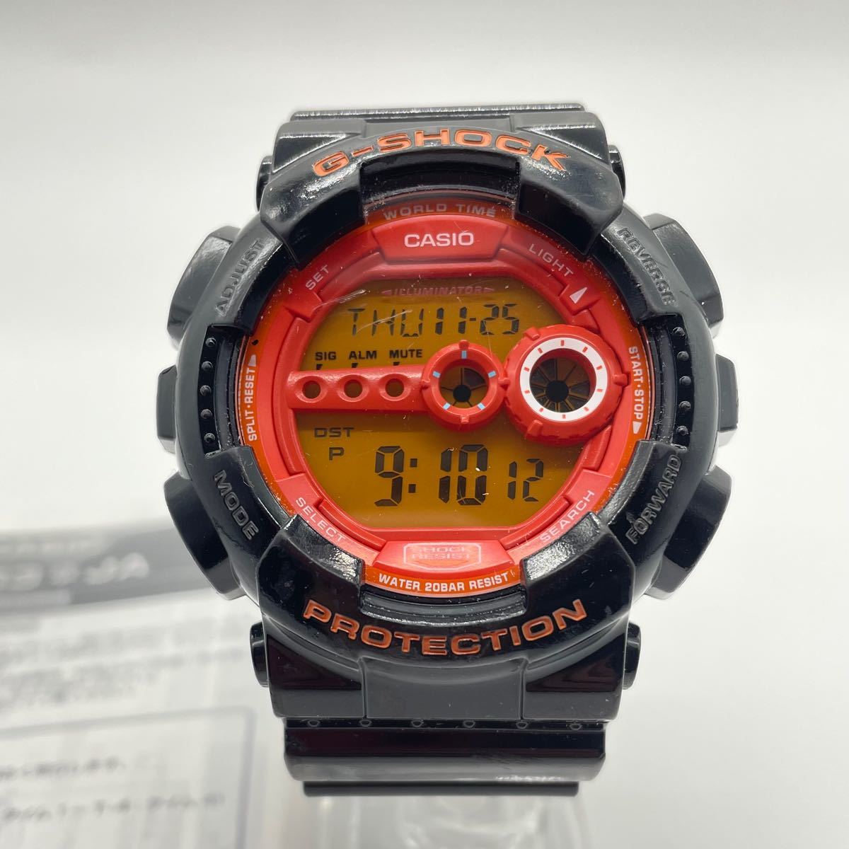 CASIO カシオ G-SHOCK 人気のブラックオレンジ 電池交換済み CASIO カシオ G-SHOCK 人気のブラックオレンジ 電池交換済み