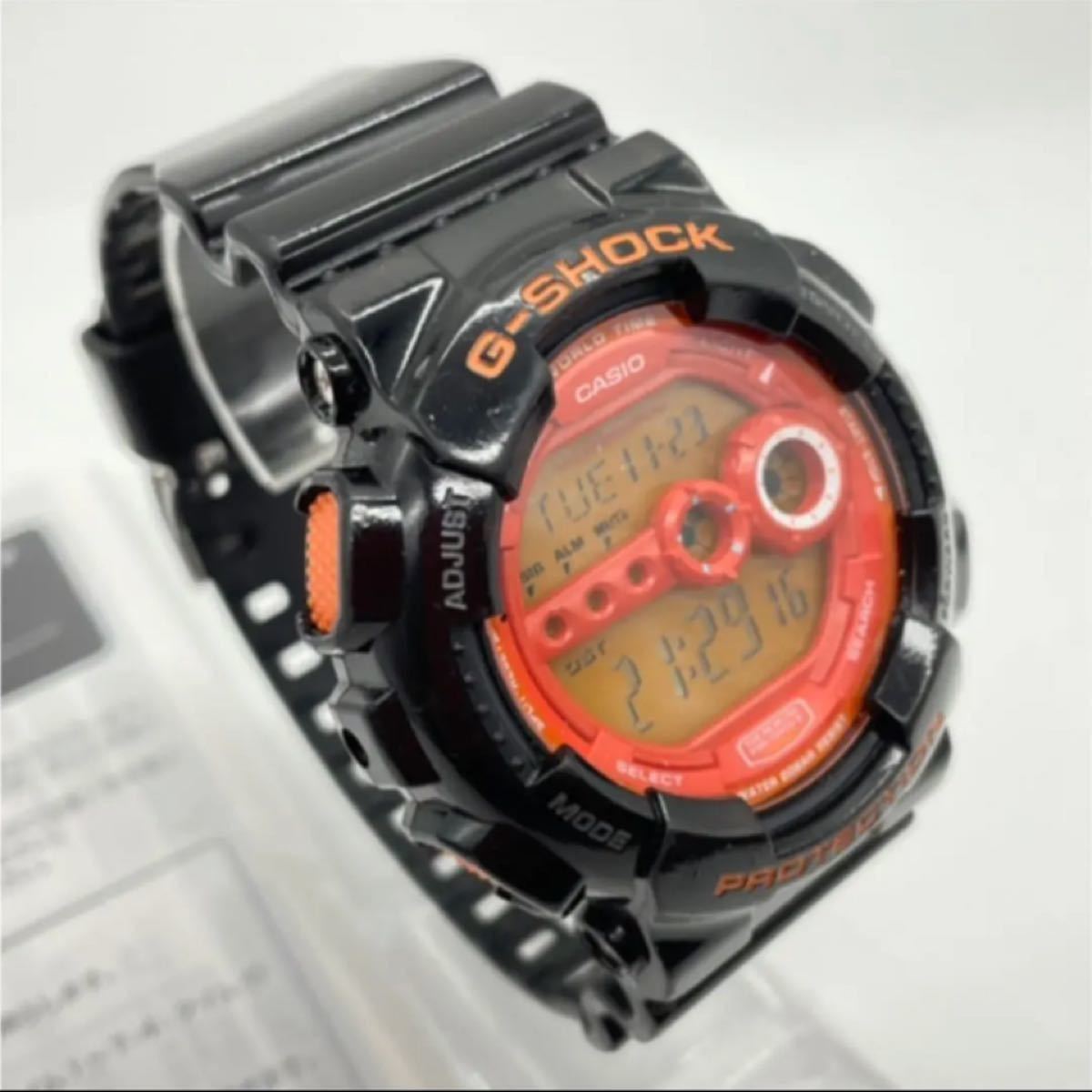 最安 CASIO カシオ 電池交換済み 人気のブラックオレンジ G-SHOCK その他