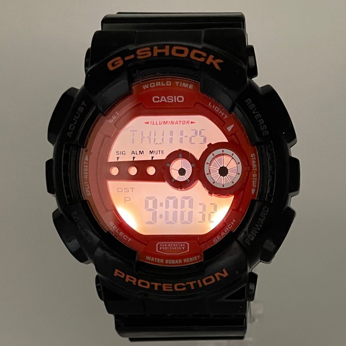 CASIO カシオ G-SHOCK 人気のブラックオレンジ 電池交換済み CASIO カシオ G-SHOCK 人気のブラックオレンジ 電池交換済み
