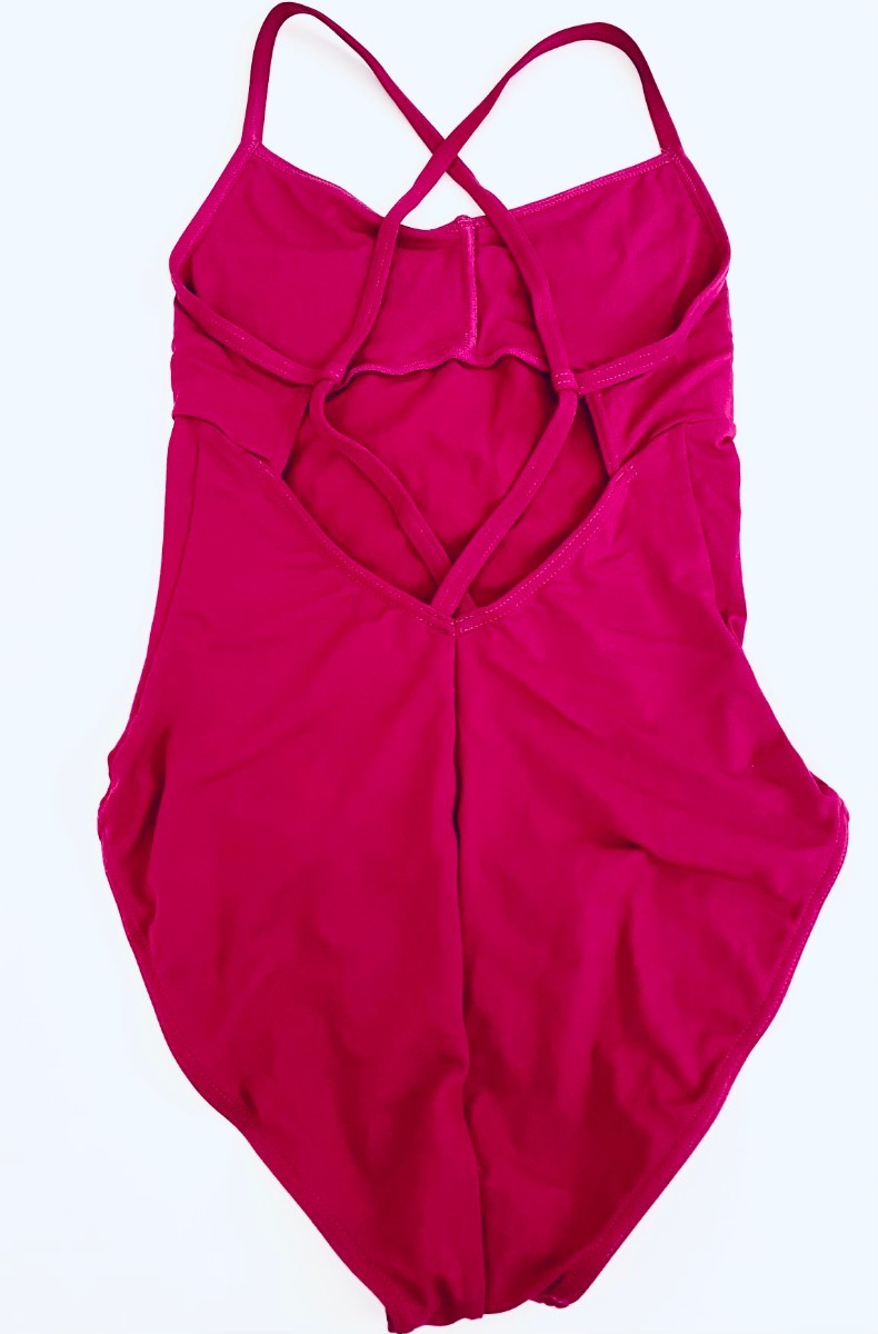 チャコット（美品）ジュニア　レオタード　オシャレなデザイン　ピンク　chacott　バレエ　140センチ