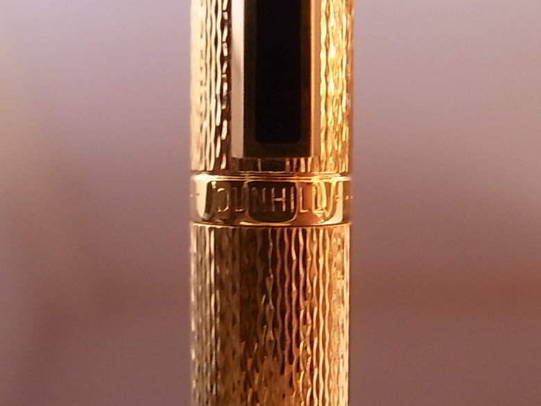 DUNHILL】 ダンヒル ジェムライン ボールペン ゴールドプレート DUNHILL】 ダンヒル ジェムライン ボールペン ゴールドプレート