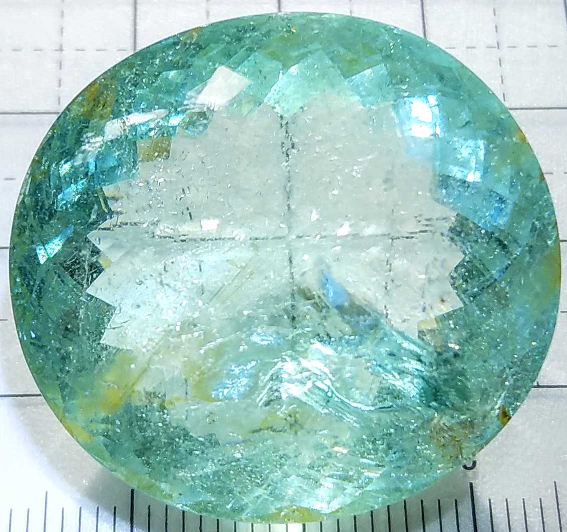  extra-large natural aquamarine 96.528ct natural beryl mystery color loose blue green akwa marine so-ting attaching unset jewel 