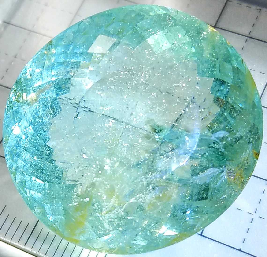  extra-large natural aquamarine 96.528ct natural beryl mystery color loose blue green akwa marine so-ting attaching unset jewel 