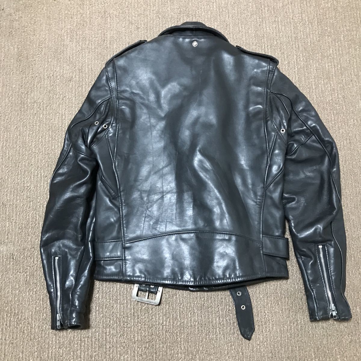 貴重 usa製 Schott ダブルライダース 38 ショットライダース レザー