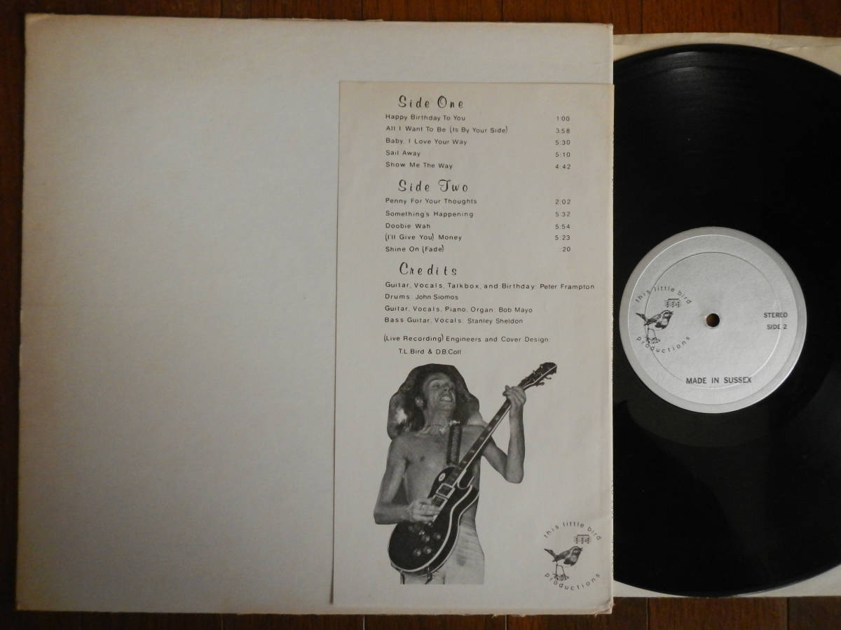 【LP】PETER FRAMPTON(TLB2002手書刻印マト米国製THIS LITTLE BIRD1976年製VINTAGE/SHINE ON THE SHRINE)_画像2