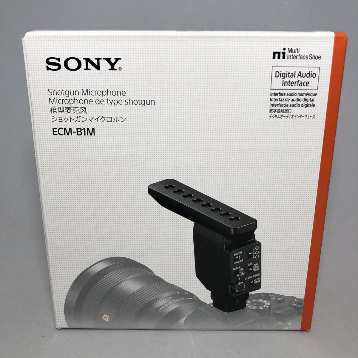新品 SONY ソニー カメラ用ショットガンマイクロフォン ECM-B1M ILCE-1対応