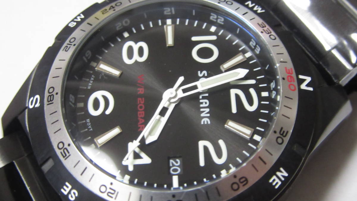 シーレーン SEALANE 腕時計 SE40-MBK 展示 品 箱無(3針＋カレンダー 