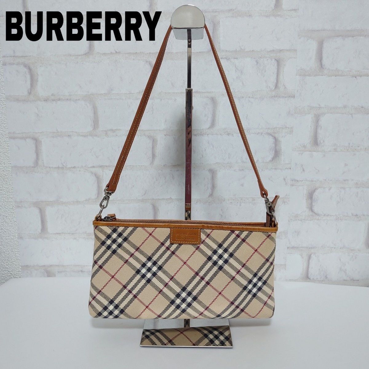 BURBERRY バーバリー ショルダーバッグ ワンショルダーバッグ ノバチェック 肩掛け 斜め掛け ストラップ切り替え可能