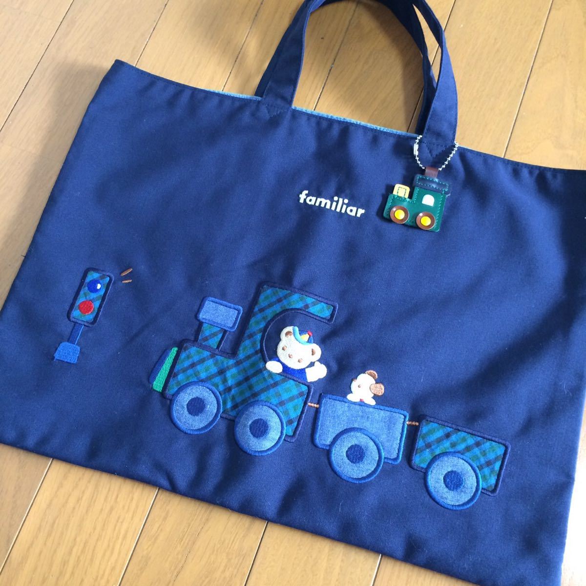 格安販売中 レア 旧タグ ファミリア レッスンバッグ familiar トート