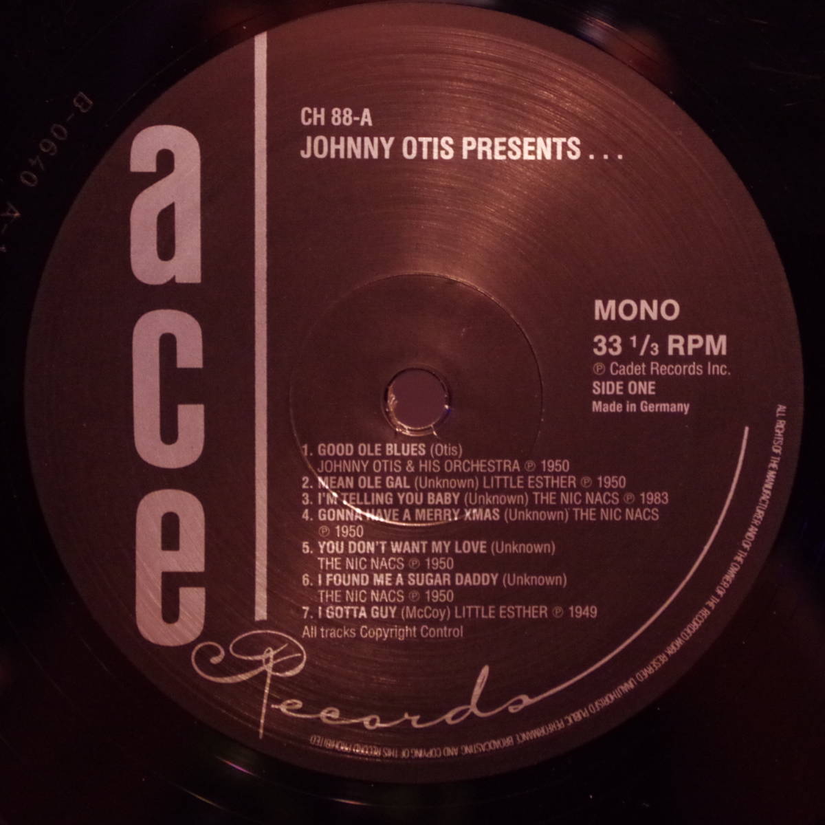 【'83 編集盤 MONO】JOHNNY OTIS PRESENTS THE ROBINS, LITTLE ESTHER PHILLIPS, THE NIC NACKS_画像3