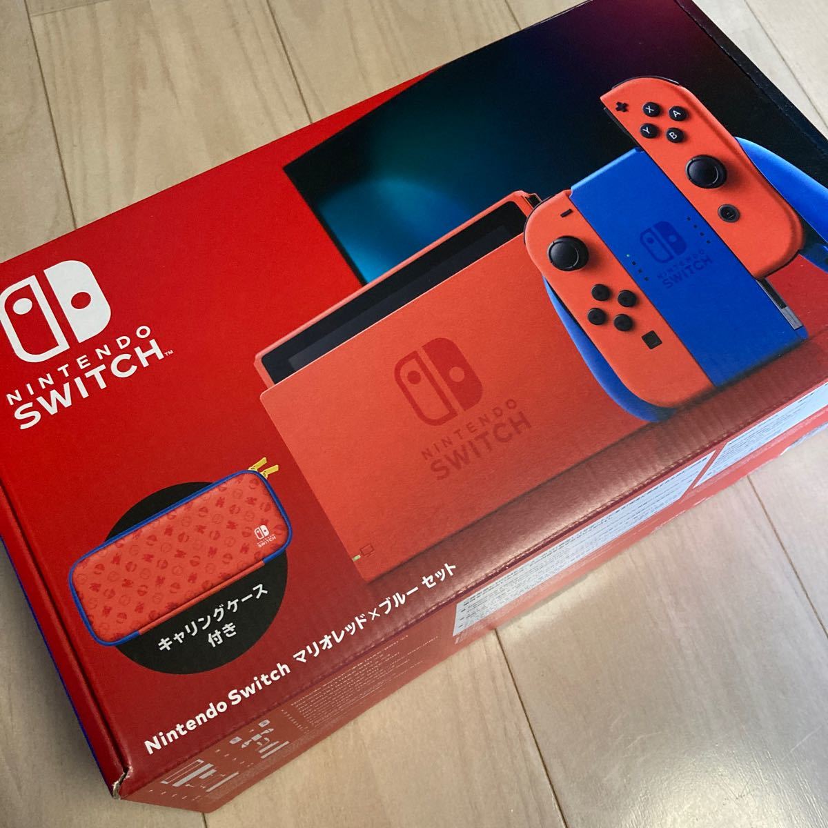Nintendo Switch 本体 マリオレッド×ブルー 美品