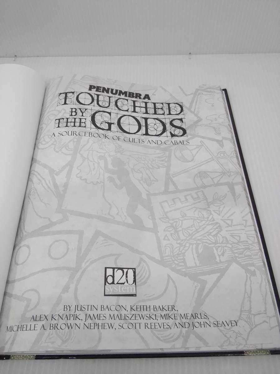 Touched by the Gods A Sourcebook of Cults and Cabals d20 system TRPG ソースブック サプリメント　洋書_画像4