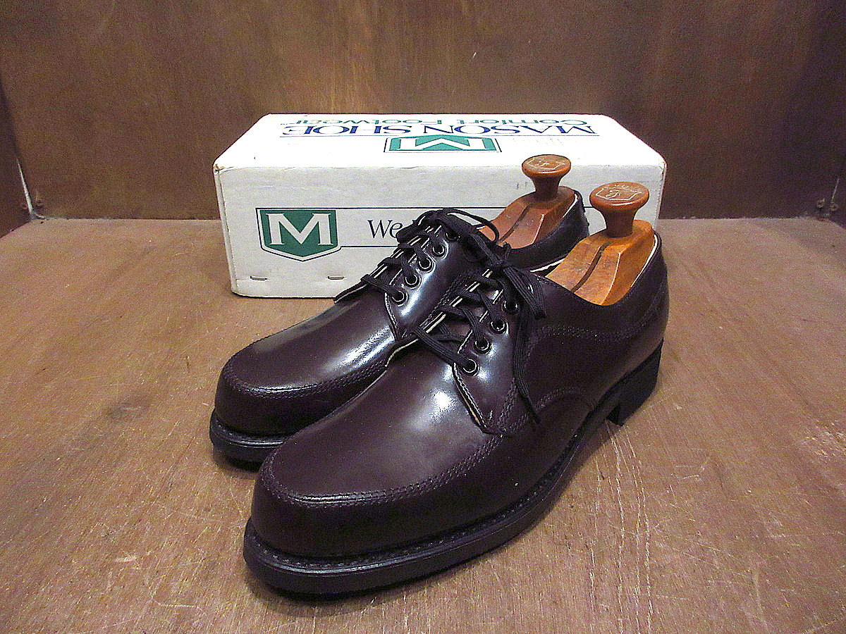  Vintage 90*s* с коробкой DEADSTOCK MASON post man обувь чай size 11 AA*211127s4-m-dshs-29cm 1990s U chip платье обувь 