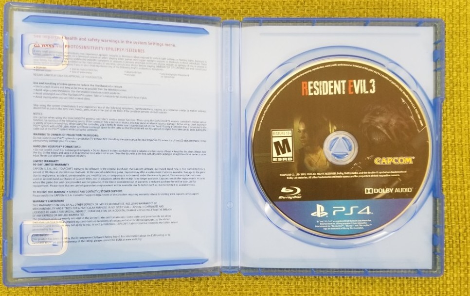 PS4 RESIDENT EVIL3  バイオハザードre3  北米版