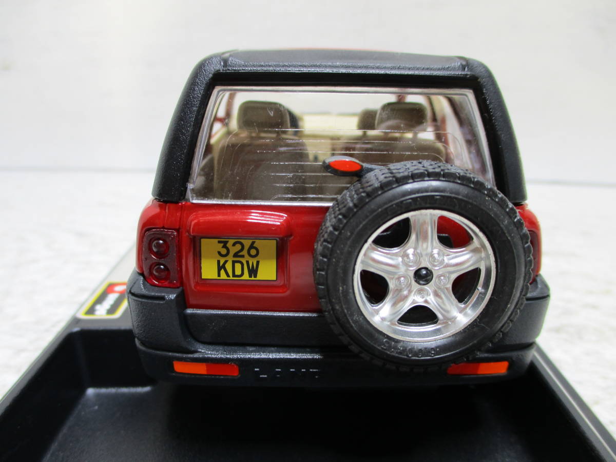 Bburago ブラーゴ 1/24 LAND ROVER FREELANDER ランドローバー フリーランダー 赤_画像7