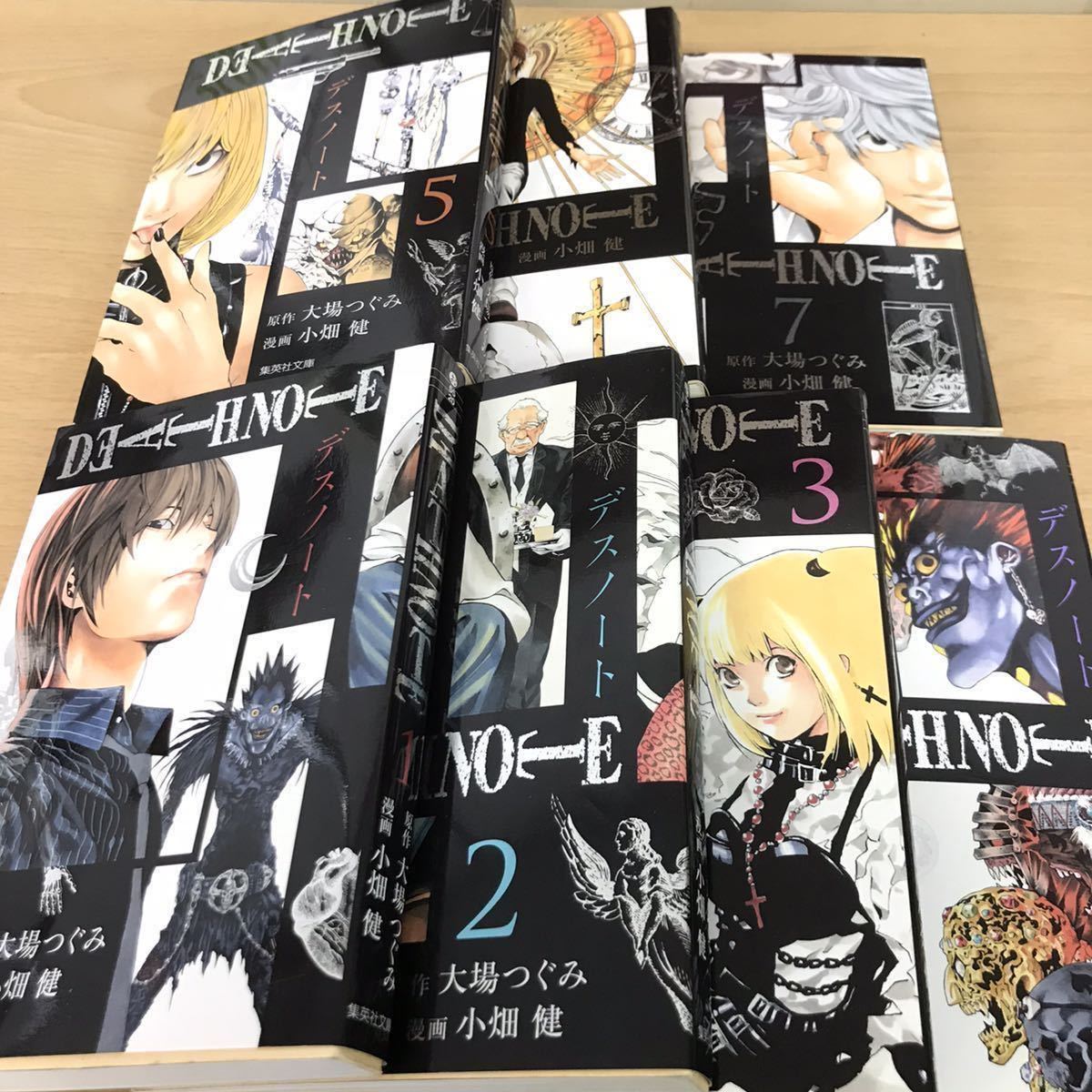 Paypayフリマ 懐かしの人気漫画 デスノート Death Note 文庫版 全7巻 セット 小畑健 大場つぐみ 即決落札 即発送 送料無料 匿名配送