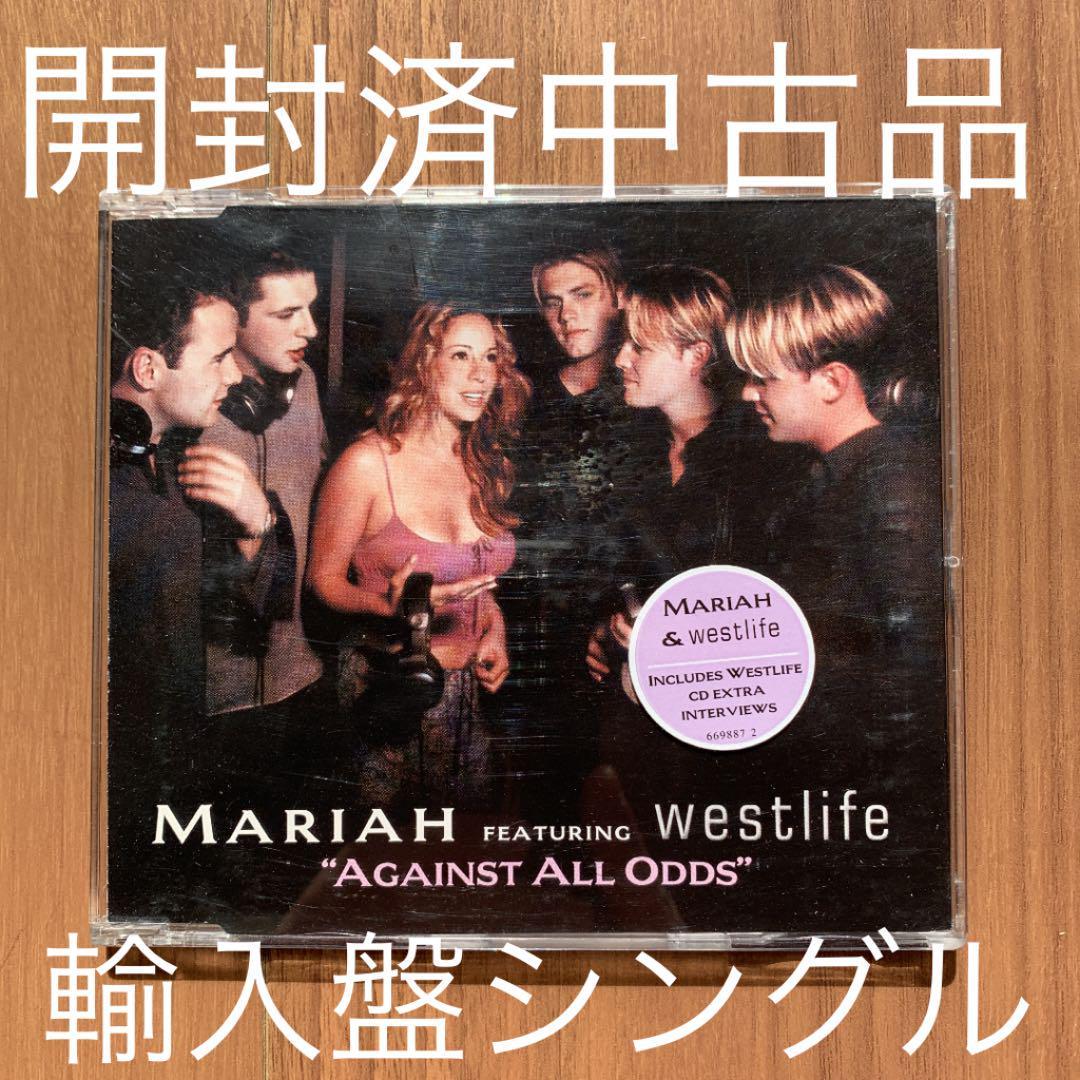 Mariah Carey Featuring Westlife マライア・キャリー Against all odds 開封済中古品 輸入盤シングル_画像1