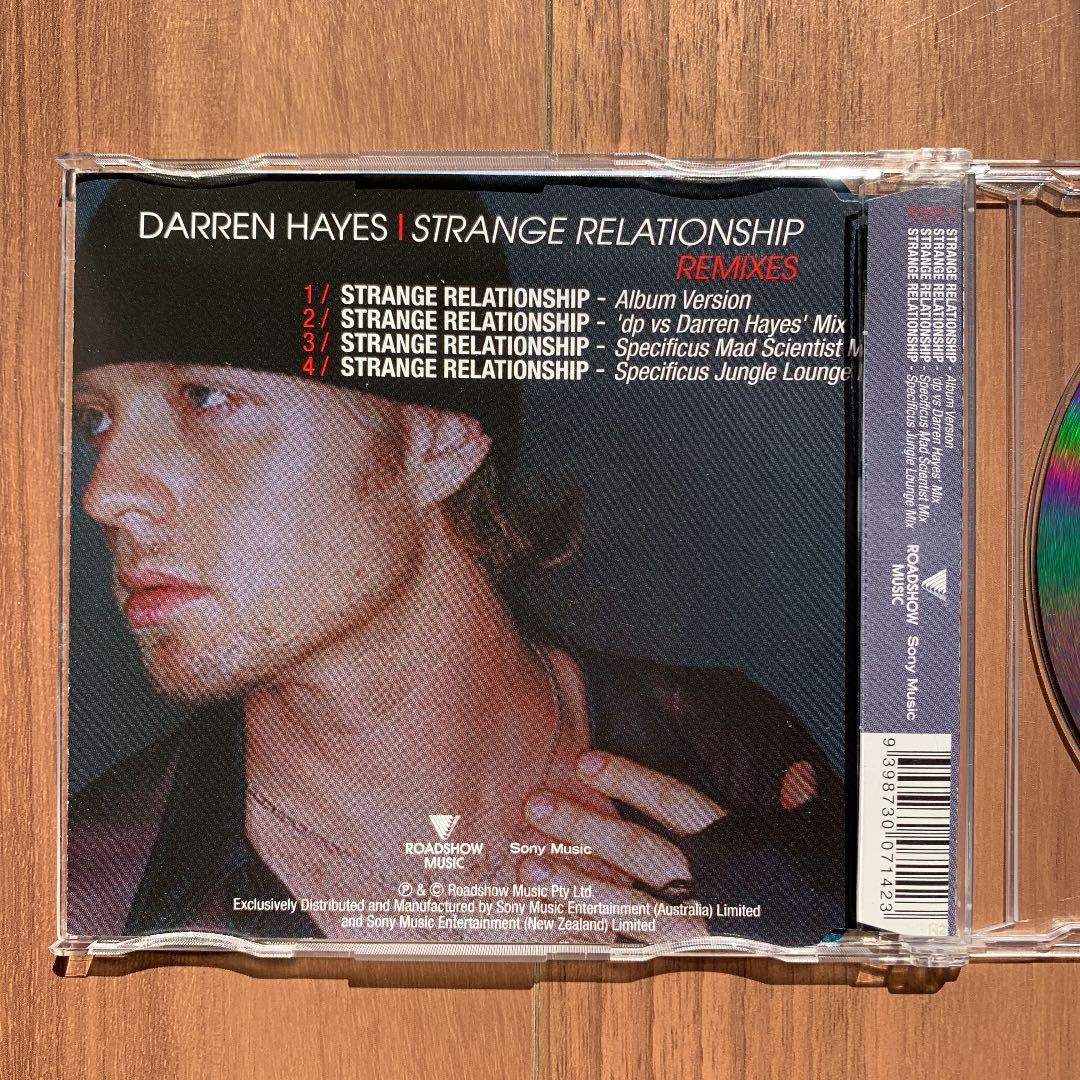 Darren Hayes ダレン・ヘイズ Strange relationship AU盤シングル 開封済中古品_画像3