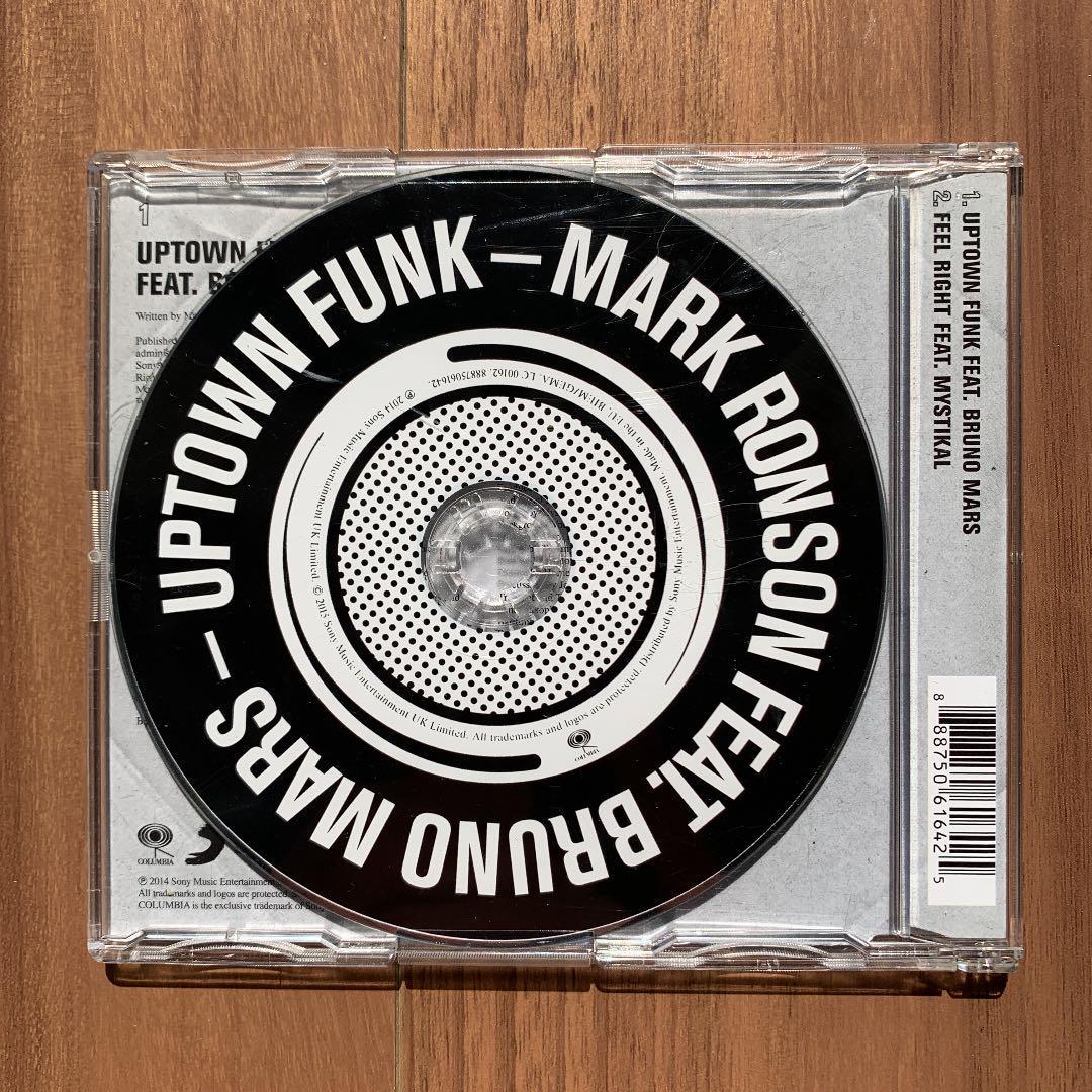 Mark Ronson feat. Bruno Mars Uptown Funk マーク・ロンソン ブルーノ・マーズ EU盤シングル 新品未使用