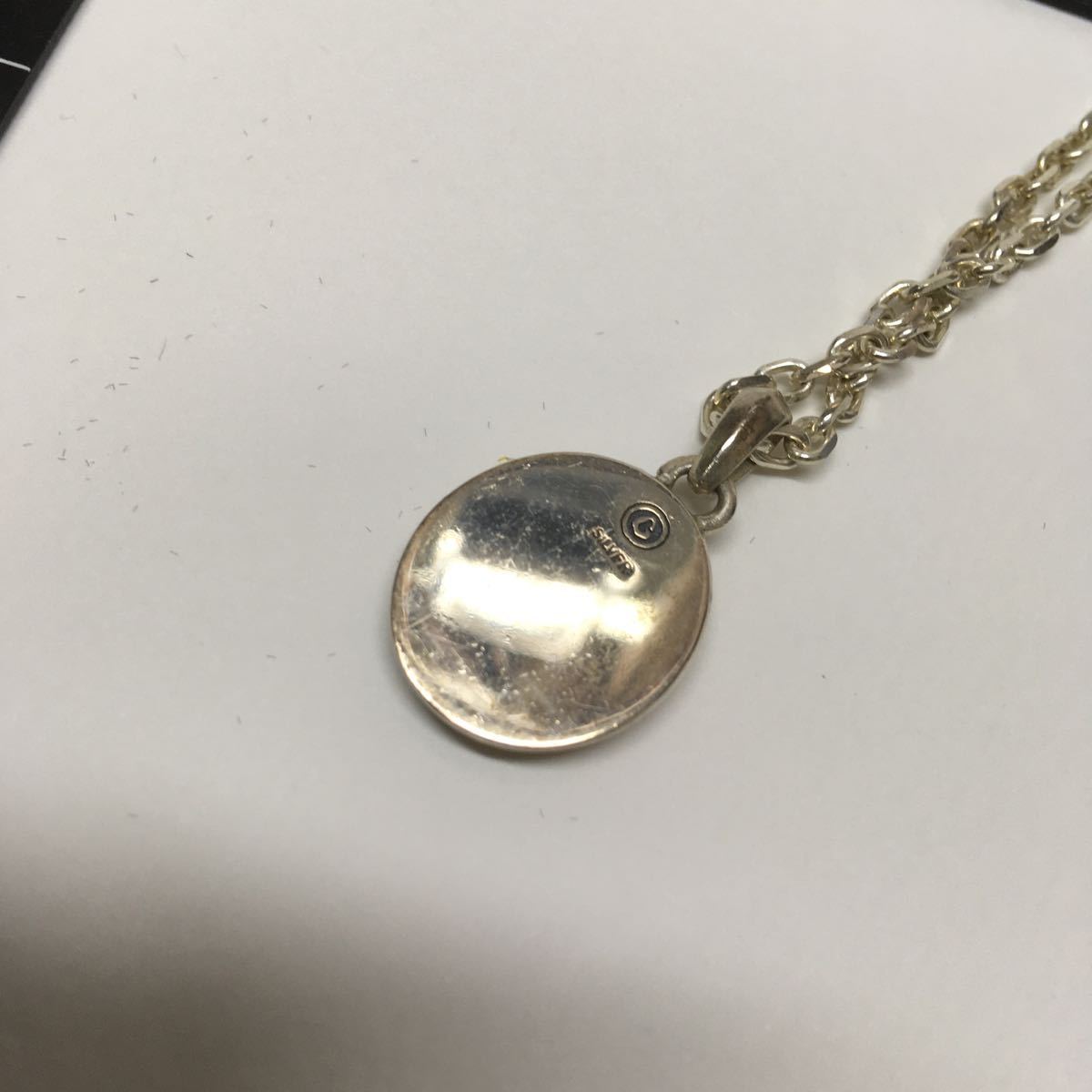 ガルニ GARNI ラウンドシルバーネックレス SILVER 希少レア ロゴ