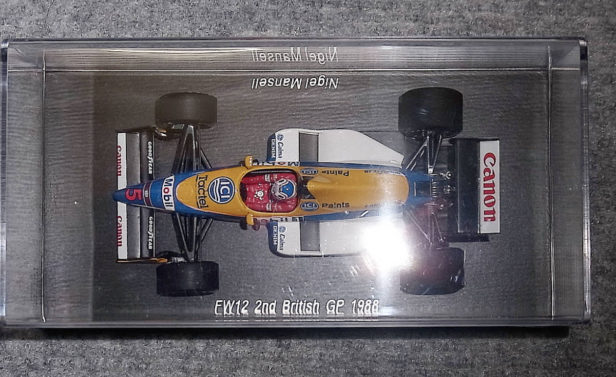 送料込 スパーク 1/43 ウイリアムズ ジャッド FW12 マンセル 1988 イギリスGP 2nd WILLIAMS JUDD HONDA ホンダ SPARK_画像4