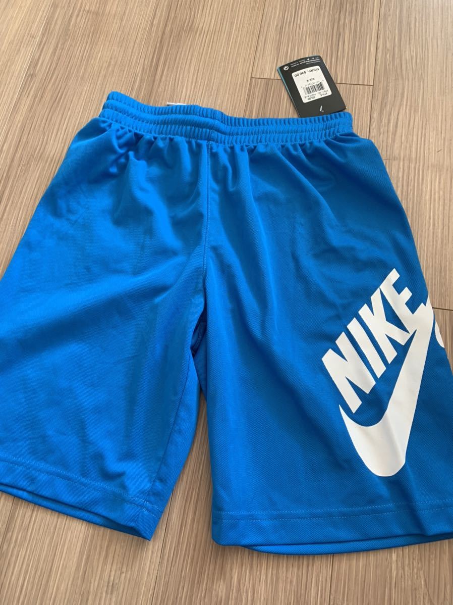 新品Nike半ズボン140cm青色 【祝開店！大放出セール開催中】